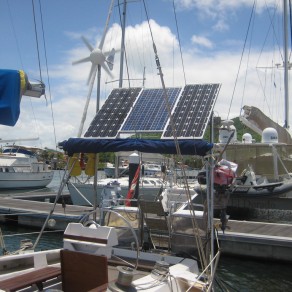 Framed Panel on Boat