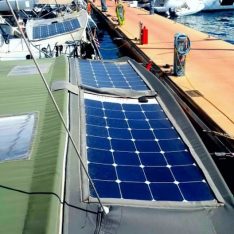 SunPower on Boat