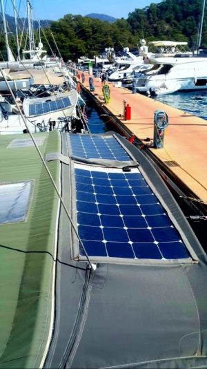 SunPower on Boat
