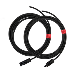 Solar Cables 4mm T4 Plug & Socket (pair) 5m/10m
